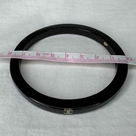 RARE Chanel Blue & Black Bangle Set - Picture 3 of 15